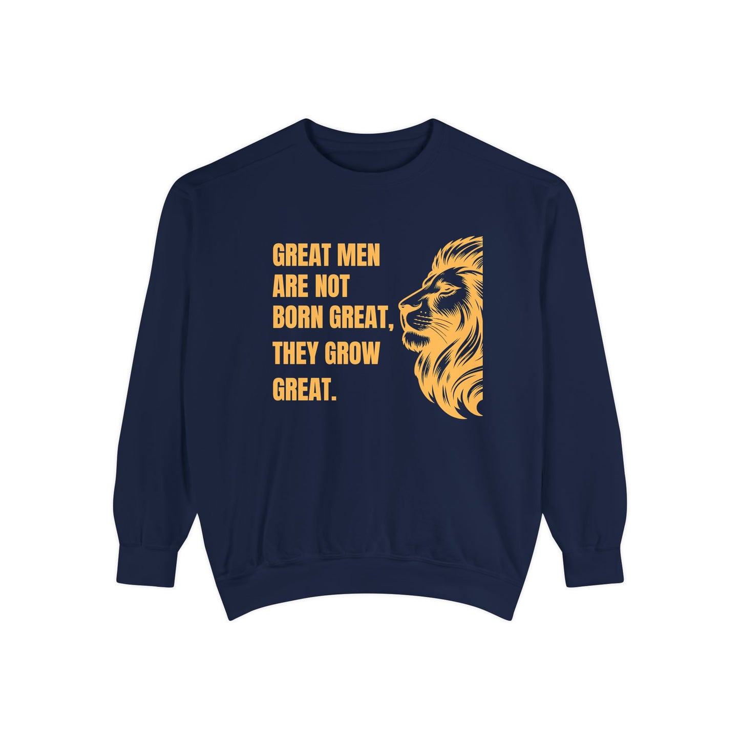 Great Men Motivational Sweatshirt - Unisex Inspirational Hoodie for Success Mindset