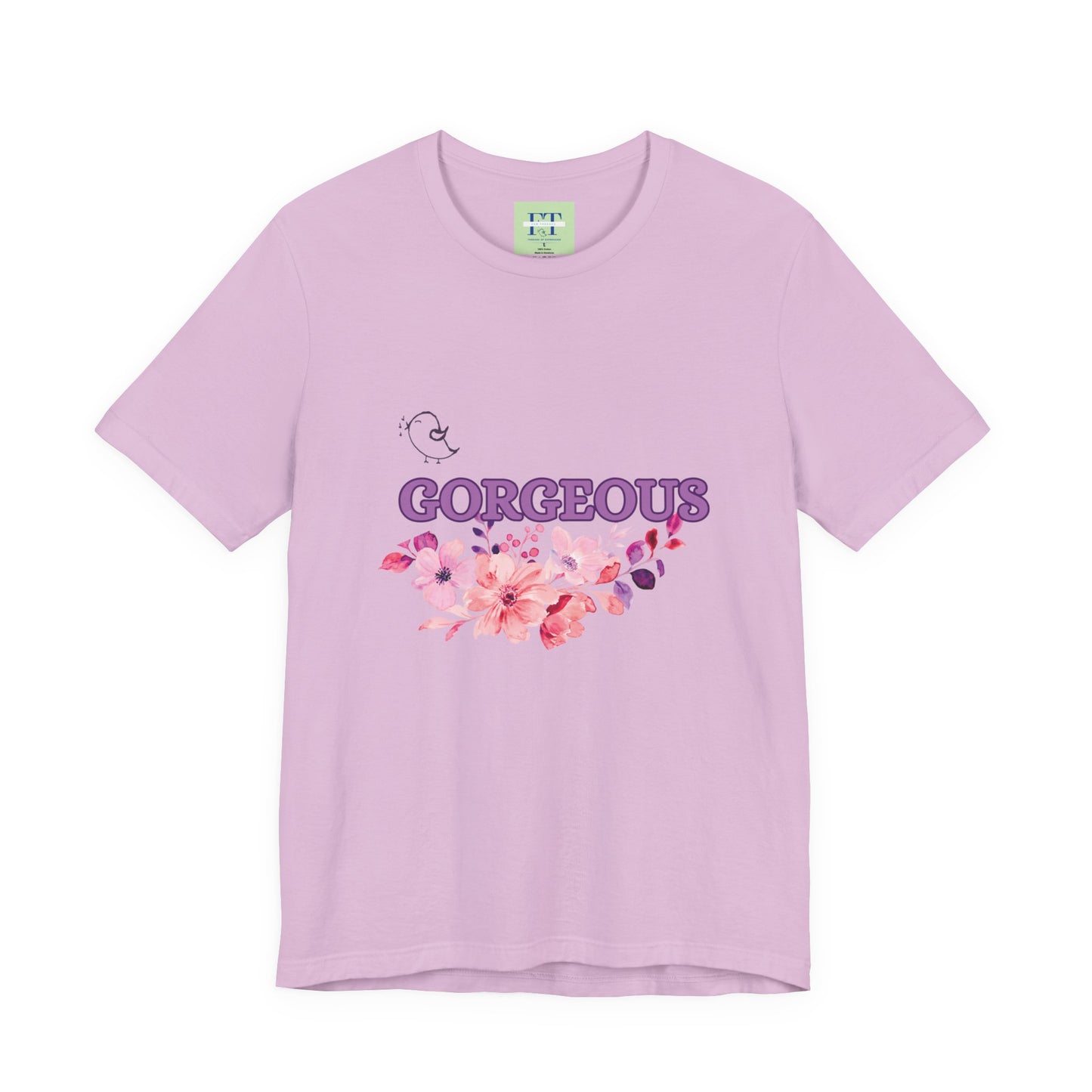 Gorgeous Floral T-Shirt - Women's Summer Short Sleeve Tee for Casual Style