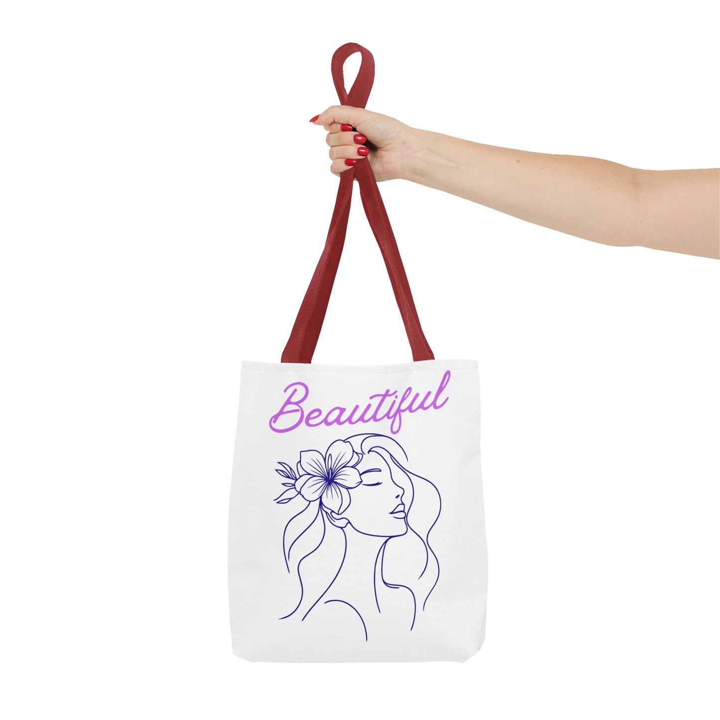Motivational Tote Bag - Beautiful Confidence Reusable Shopping Bag