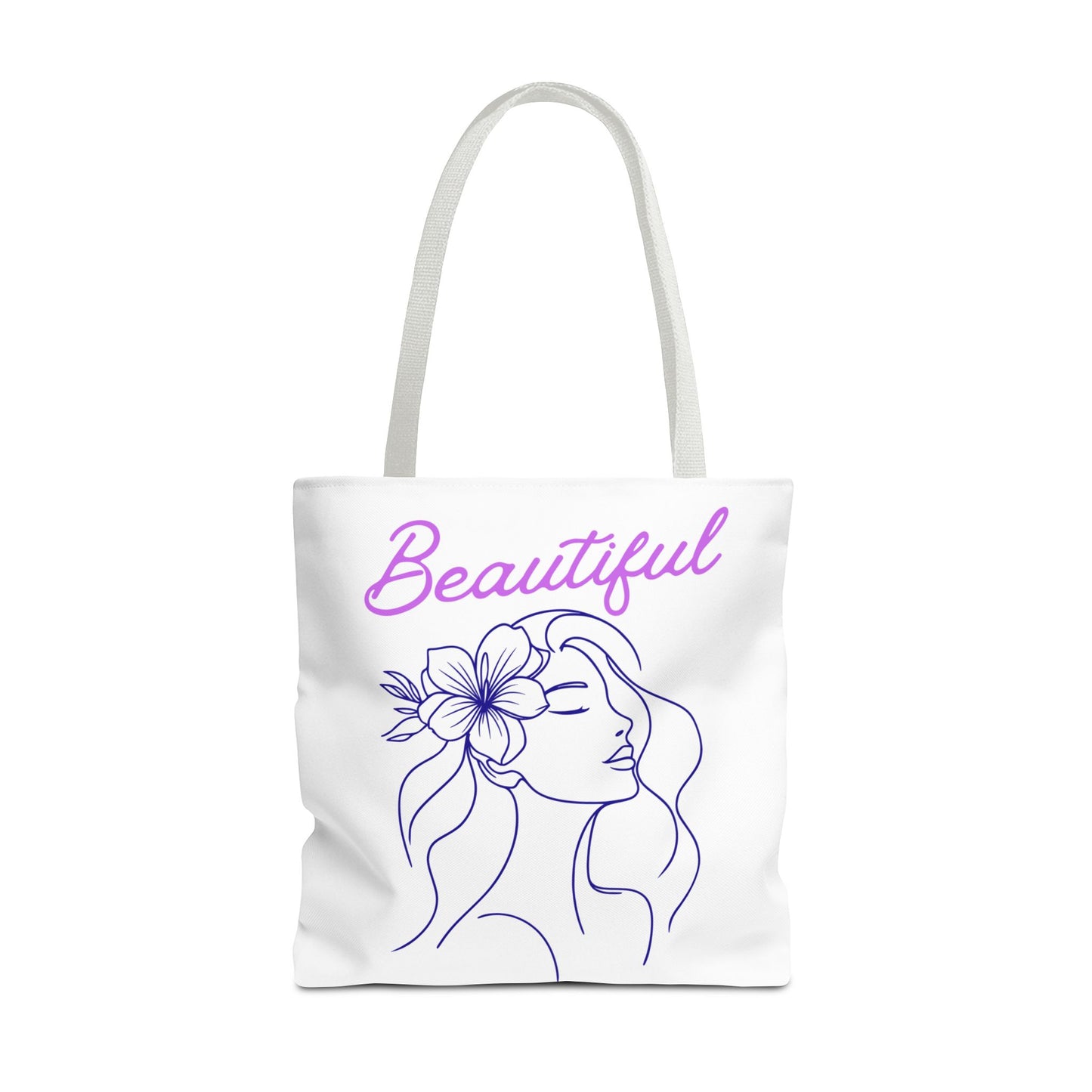 Motivational Tote Bag - Beautiful Confidence Reusable Shopping Bag