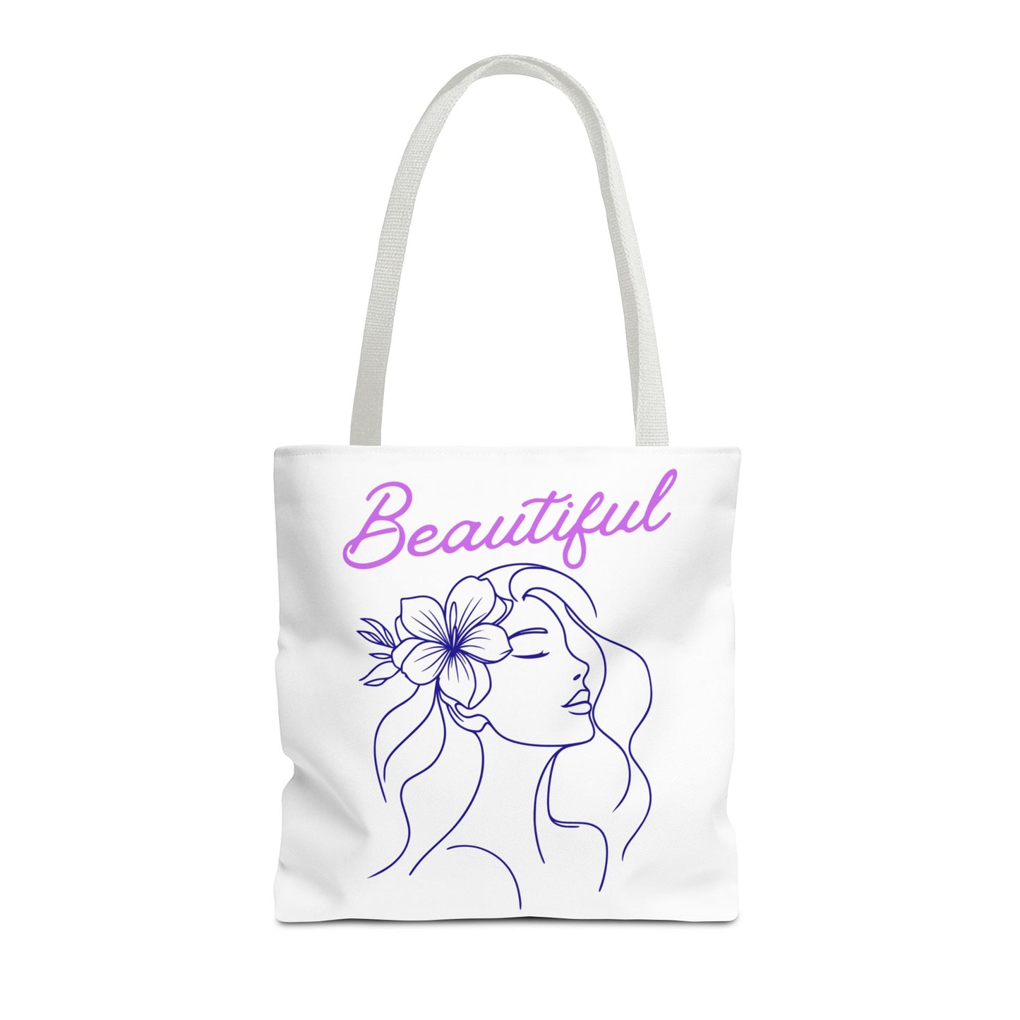Motivational Tote Bag - Beautiful Confidence Reusable Shopping Bag