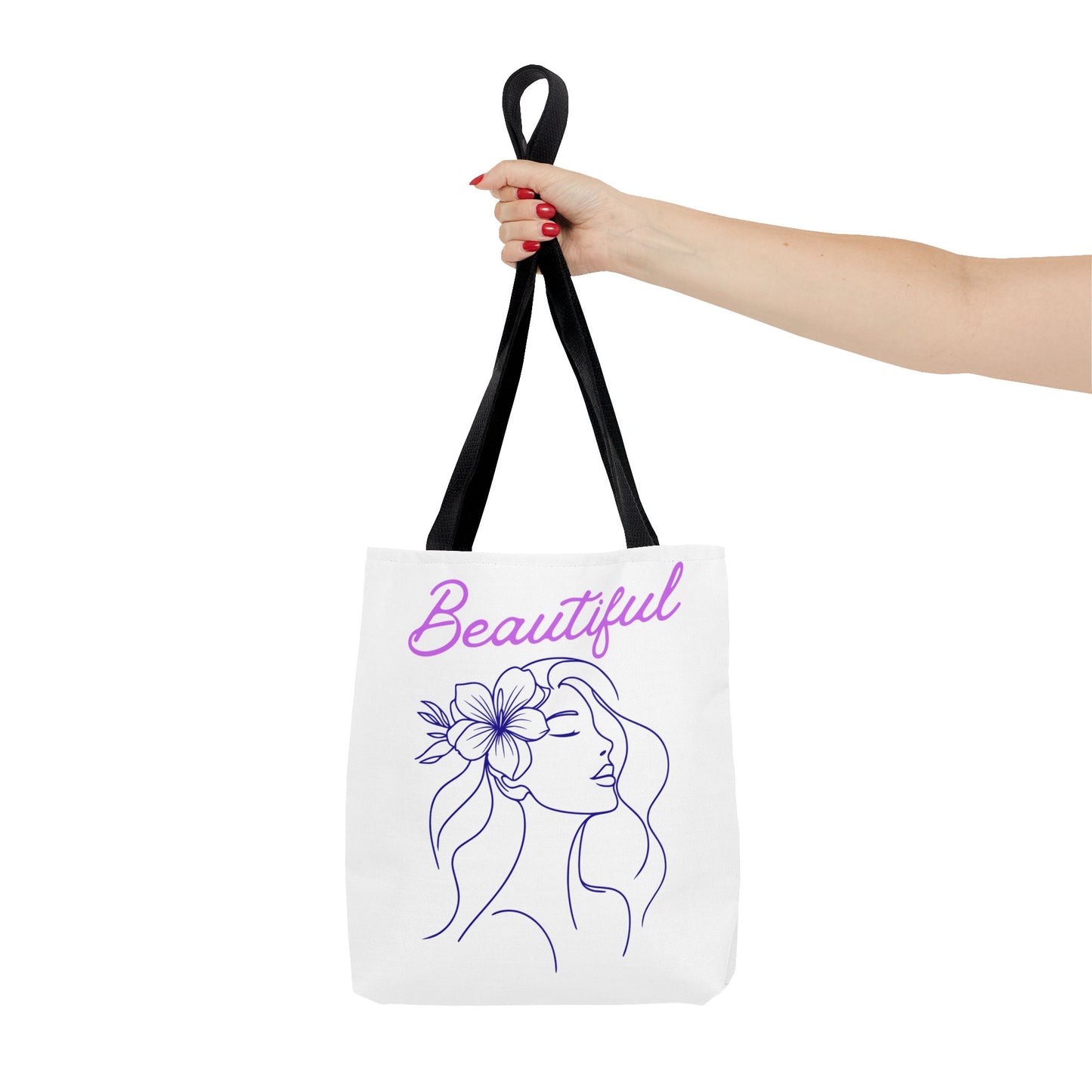 Motivational Tote Bag - Beautiful Confidence Reusable Shopping Bag