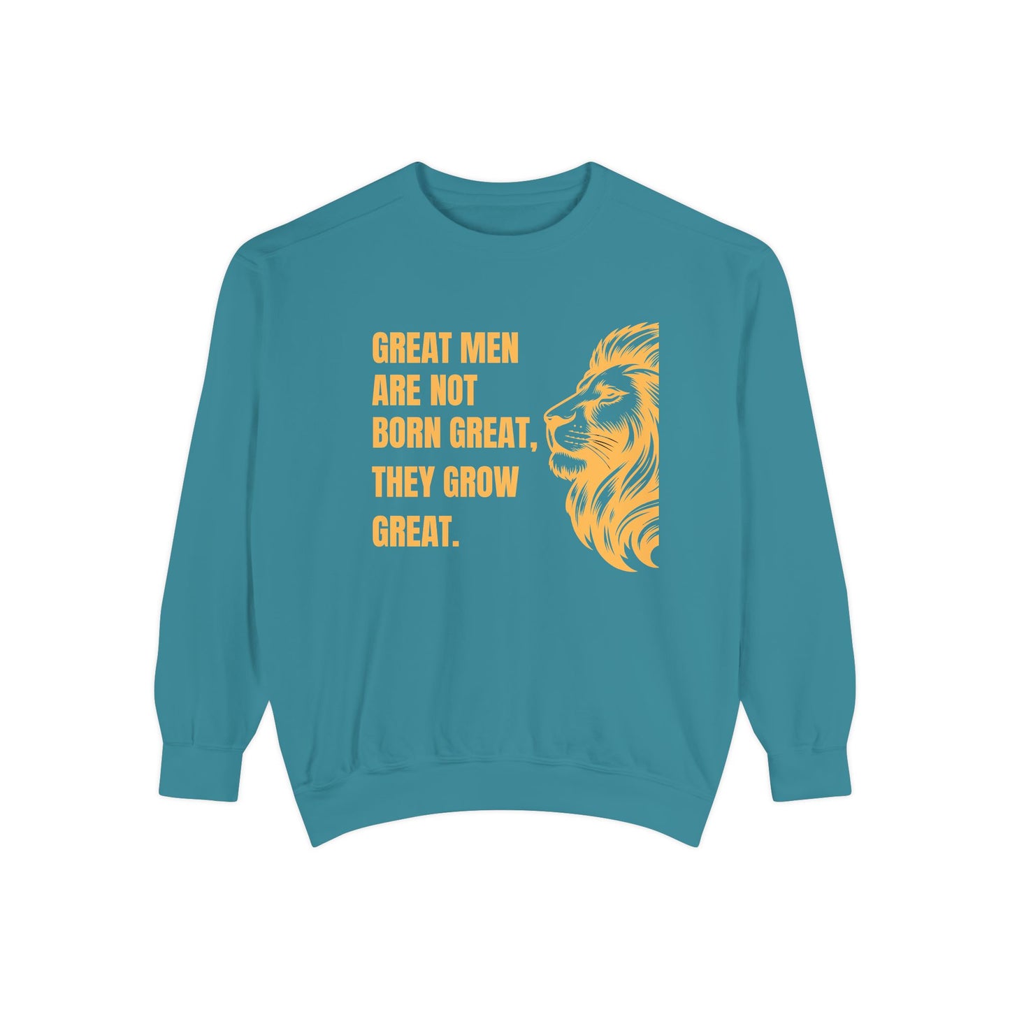 Great Men Motivational Sweatshirt - Unisex Inspirational Hoodie for Success Mindset