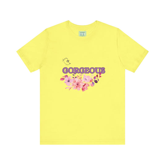 Gorgeous Floral T-Shirt - Women's Summer Short Sleeve Tee for Casual Style