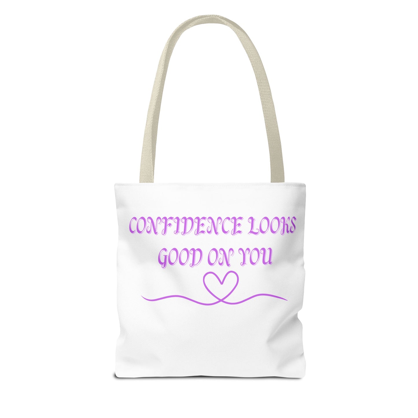 Motivational Tote Bag - Beautiful Confidence Reusable Shopping Bag