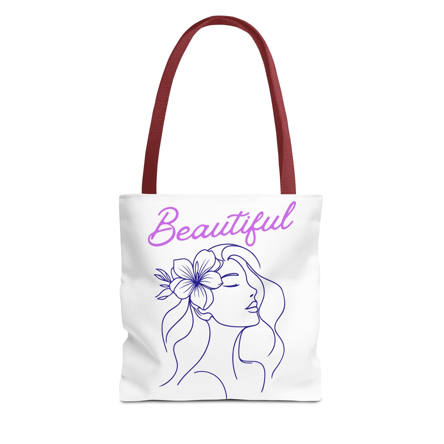 Motivational Tote Bag - Beautiful Confidence Reusable Shopping Bag