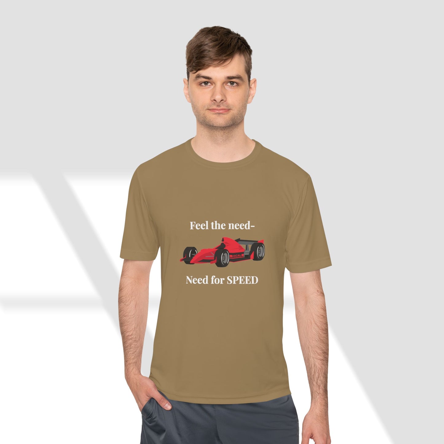 Feel the Need for Speed Racing T-Shirt - Unisex Sports Tee for Racing Fans