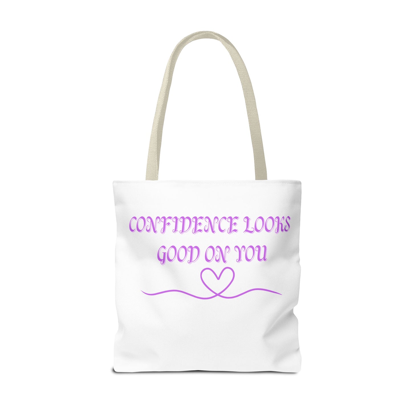 Motivational Tote Bag - Beautiful Confidence Reusable Shopping Bag
