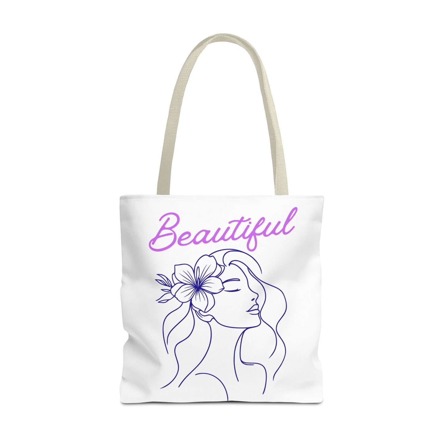 Motivational Tote Bag - Beautiful Confidence Reusable Shopping Bag