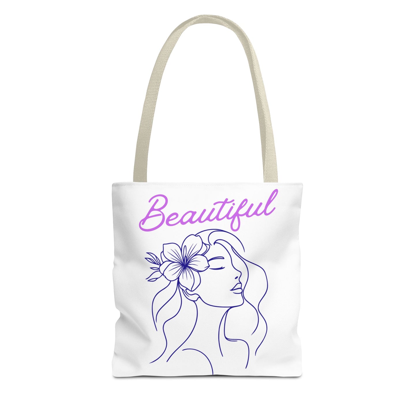 Motivational Tote Bag - Beautiful Confidence Reusable Shopping Bag
