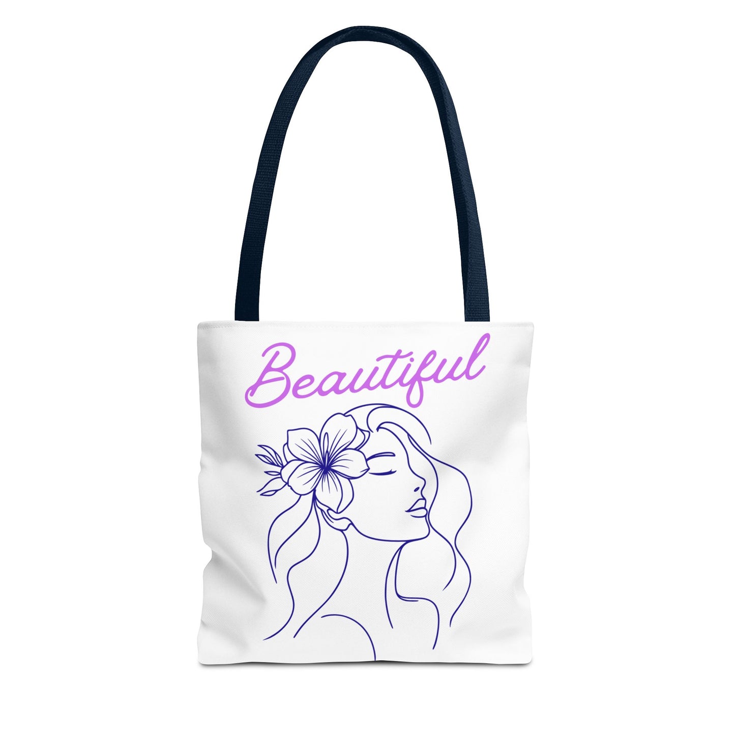 Motivational Tote Bag - Beautiful Confidence Reusable Shopping Bag