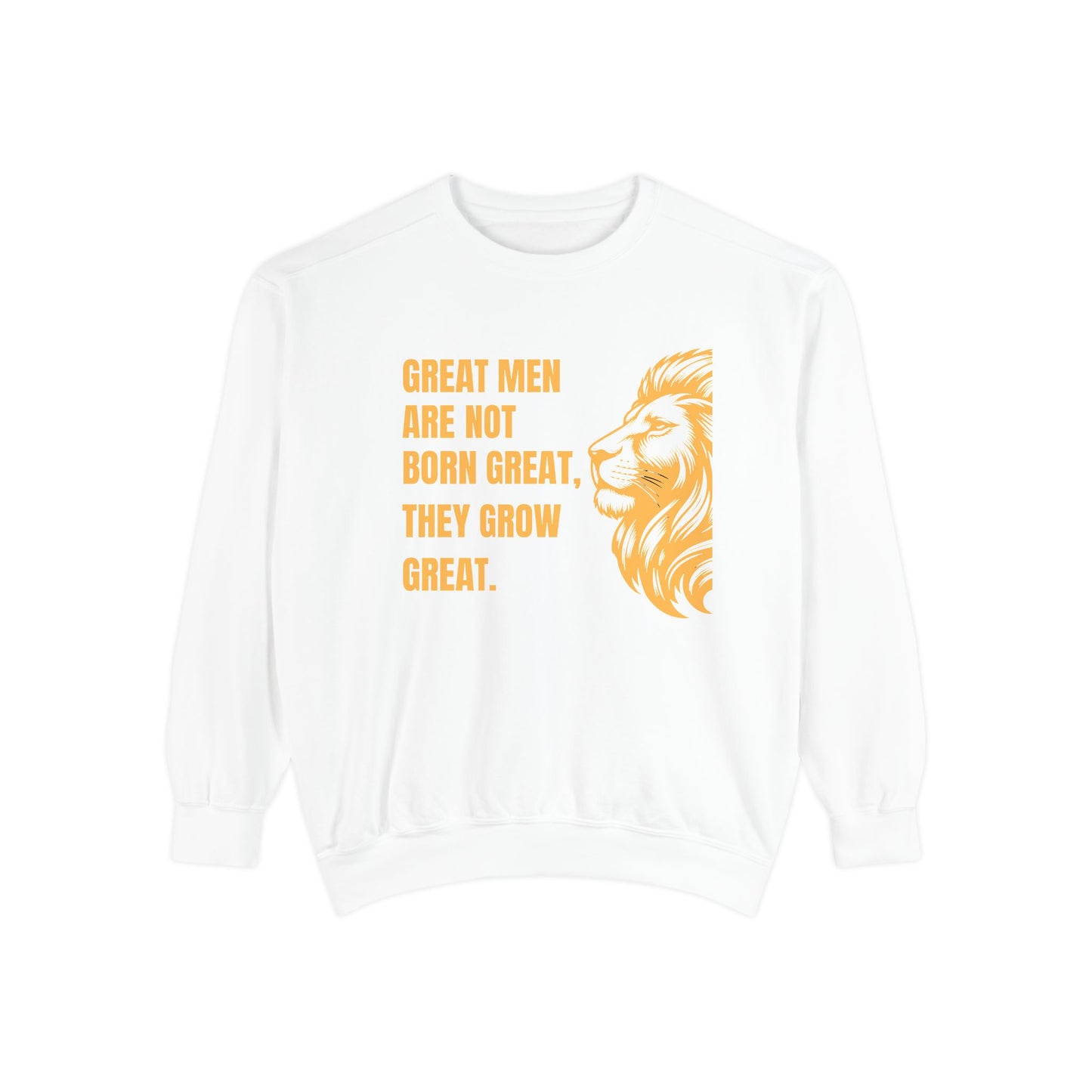 Great Men Motivational Sweatshirt - Unisex Inspirational Hoodie for Success Mindset