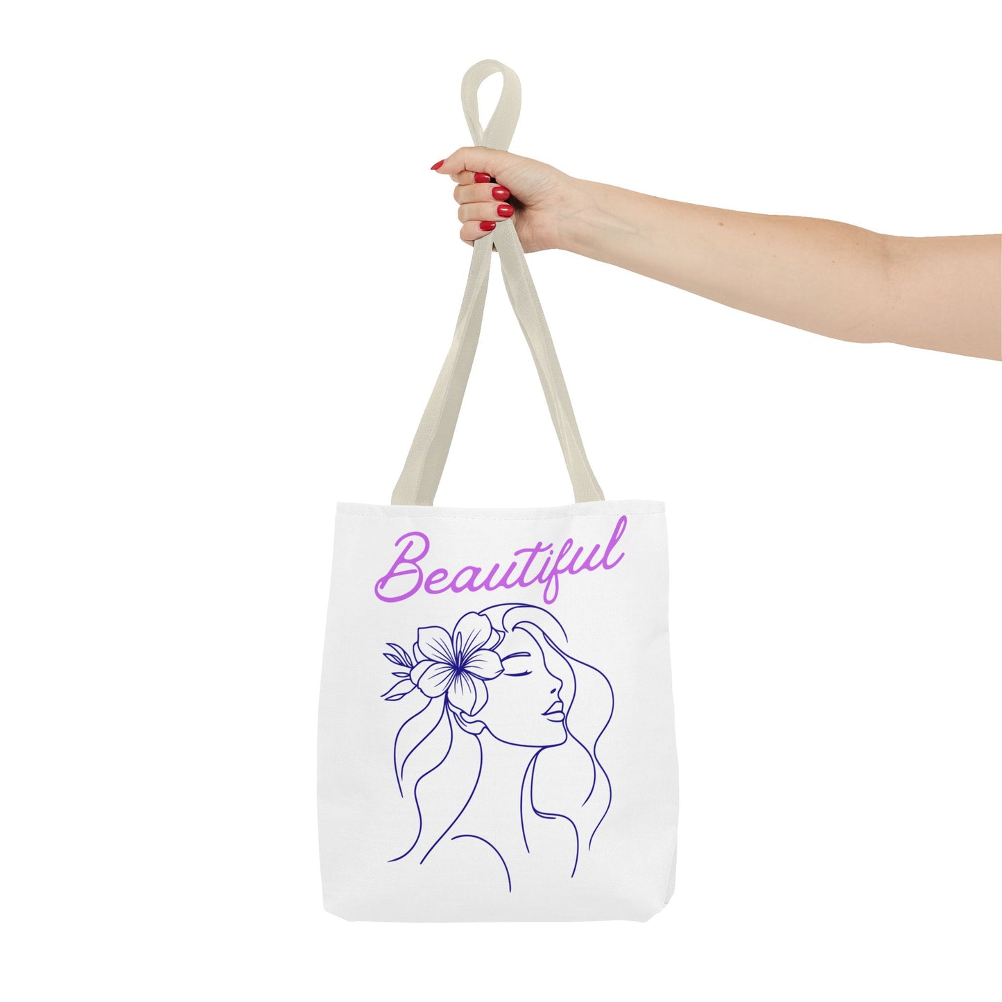 Motivational Tote Bag - Beautiful Confidence Reusable Shopping Bag