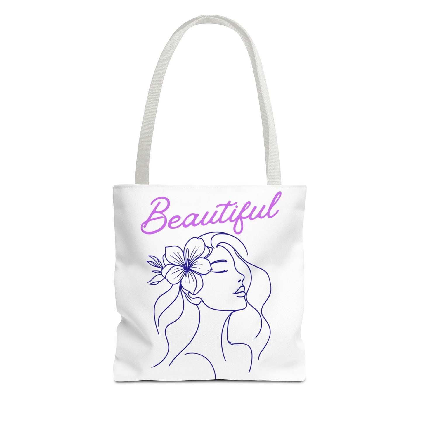 Motivational Tote Bag - Beautiful Confidence Reusable Shopping Bag