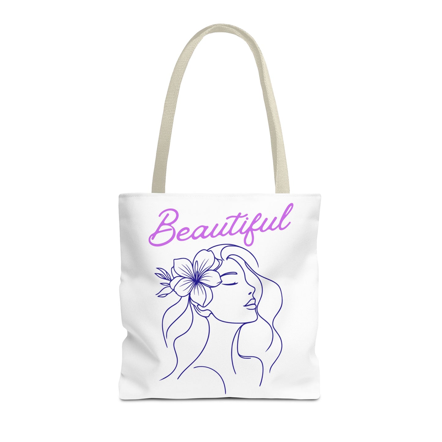 Motivational Tote Bag - Beautiful Confidence Reusable Shopping Bag