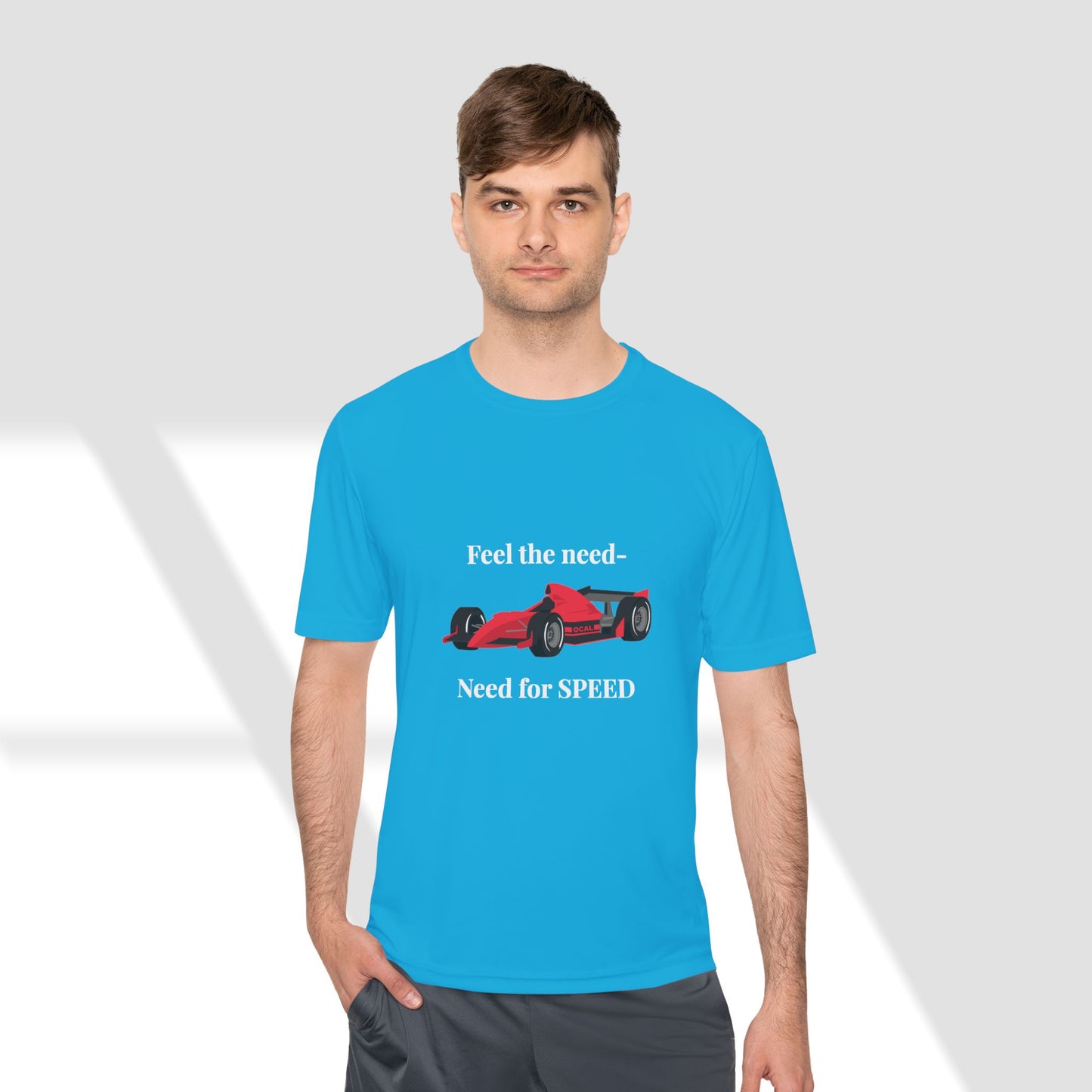 Feel the Need for Speed Racing T-Shirt - Unisex Sports Tee for Racing Fans