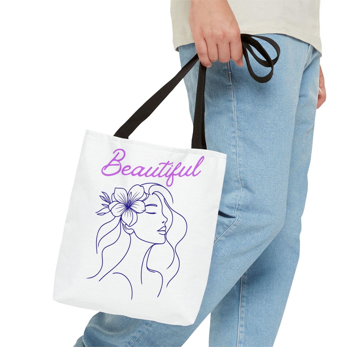 Motivational Tote Bag - Beautiful Confidence Reusable Shopping Bag