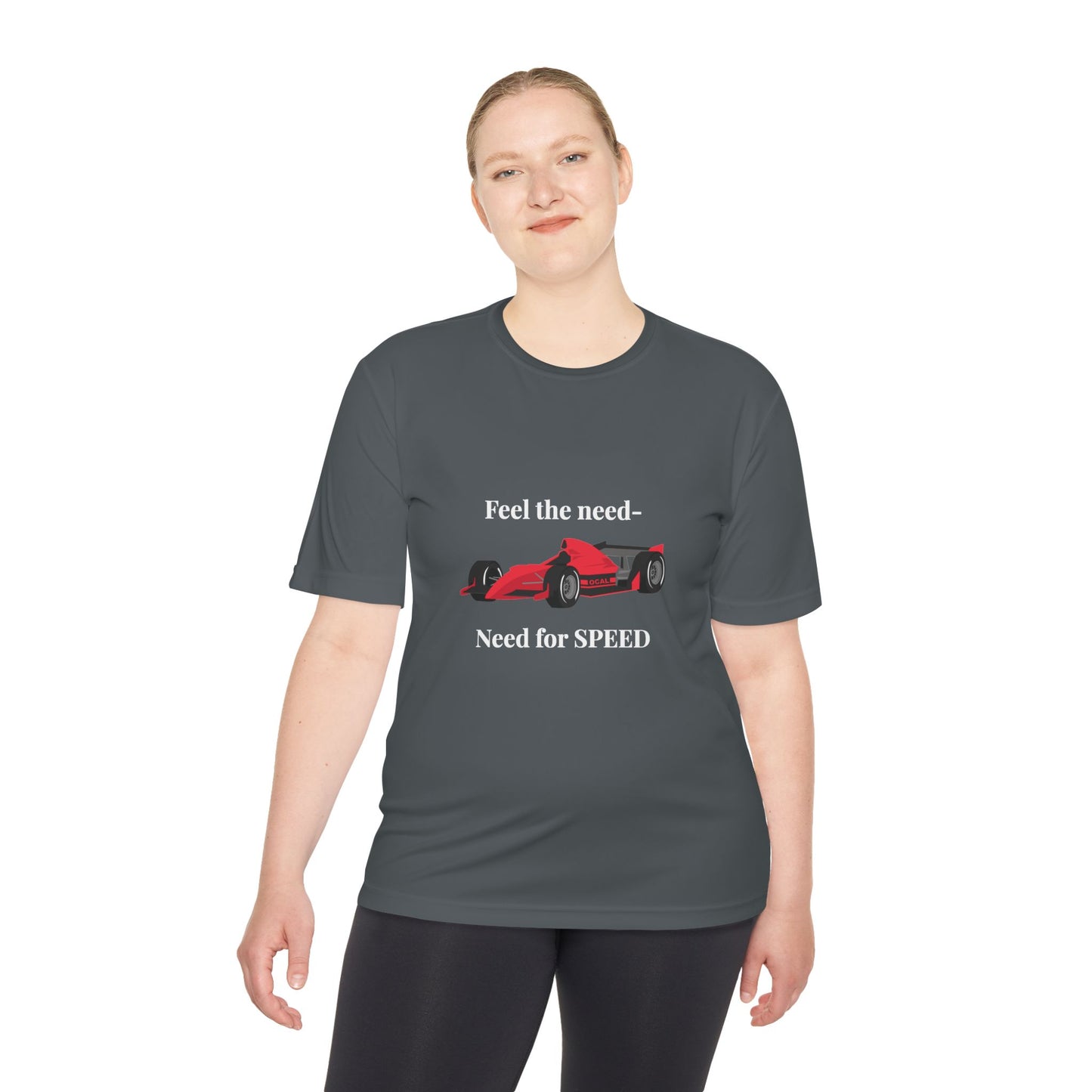 Feel the Need for Speed Racing T-Shirt - Unisex Sports Tee for Racing Fans