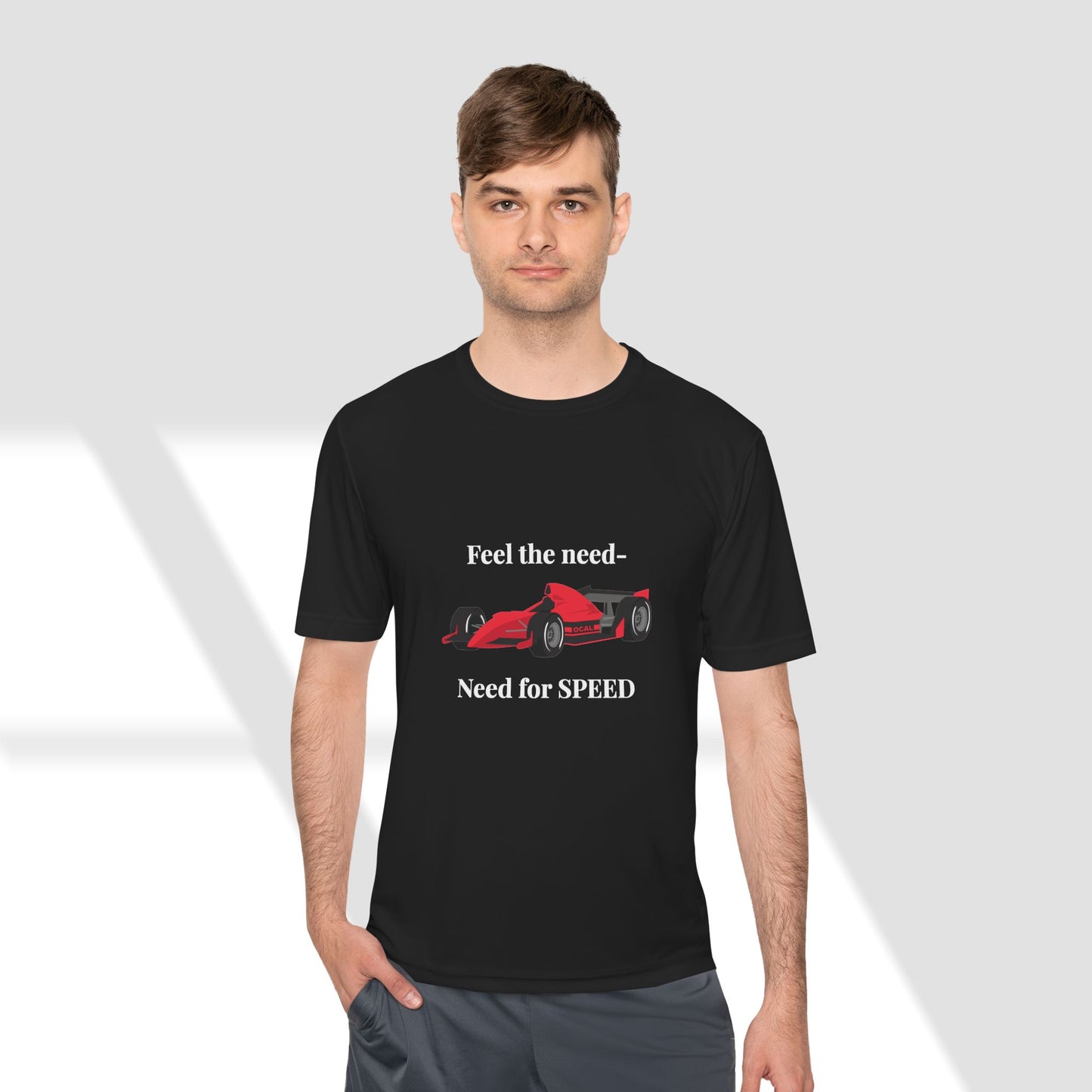 Feel the Need for Speed Racing T-Shirt - Unisex Sports Tee for Racing Fans