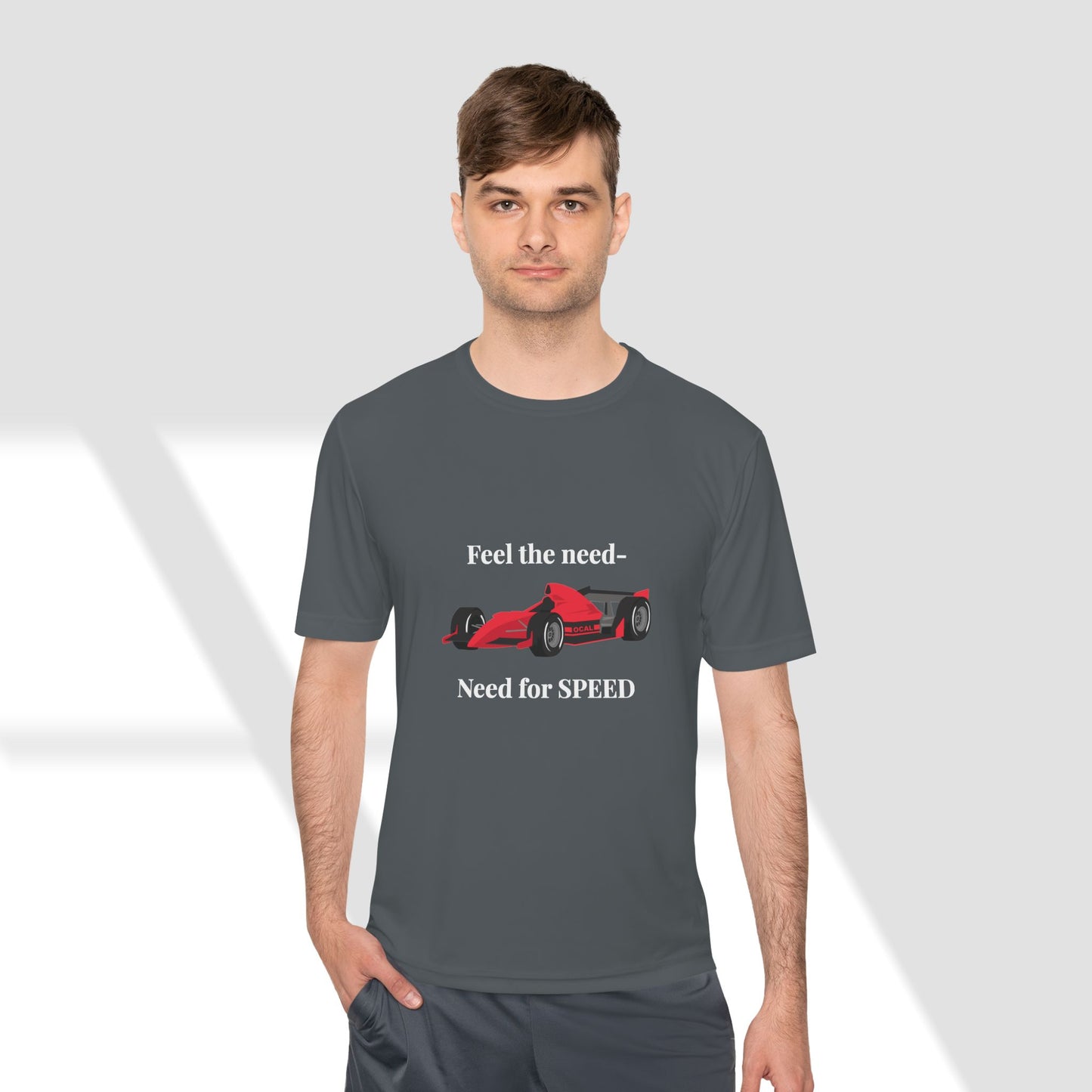Feel the Need for Speed Racing T-Shirt - Unisex Sports Tee for Racing Fans